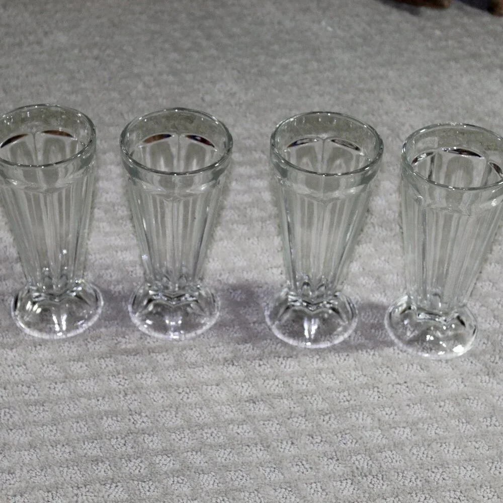 Set of 4 Clear 7.5